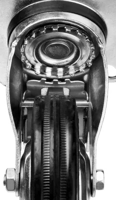 ЗУБР 100 мм, 70 кг, колесо поворотное c тормозом 30936-100-B Профессионал