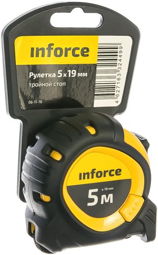 Inforce Рулетка с тройным стопом 5Х19 06-11-70