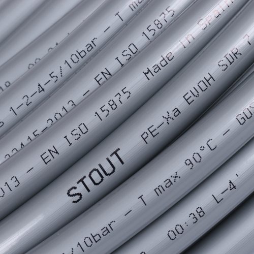 SPX-0001-241622 STOUT 16х2,2 (бухта 240 метров) PEX-a труба из сшитого полиэтилена с кислородным слоем, серая