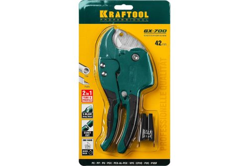 KRAFTOOL 42 мм, ножницы для резки металлопластиковых труб GX-700 23406-42