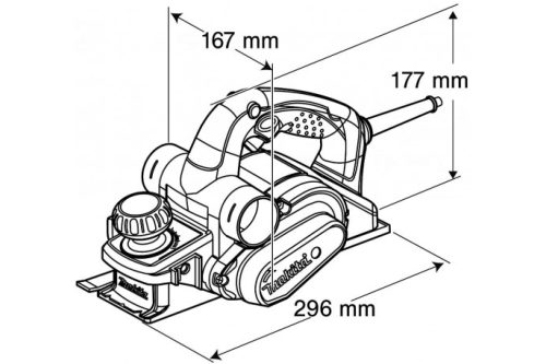 Рубанок Makita KP 0810 CK