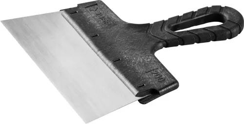 ЗУБР 200 мм, стальное полотно, пластмассовая рукоятка, шпатель фасадный 10052-20