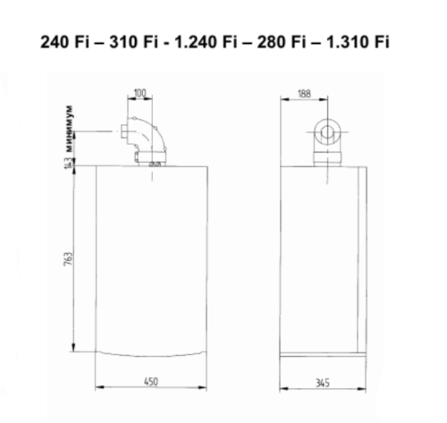 Котел газовый настенный BAXI LUNA-3 Comfort 240 Fi (двухконтурный, закрытая камера сгорания)