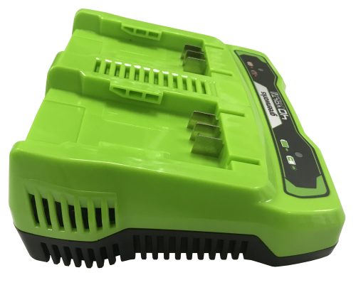 Зарядное устройство для 2-х аккумуляторов Greenworks G40UC2, 40V, 2А, 80Вт