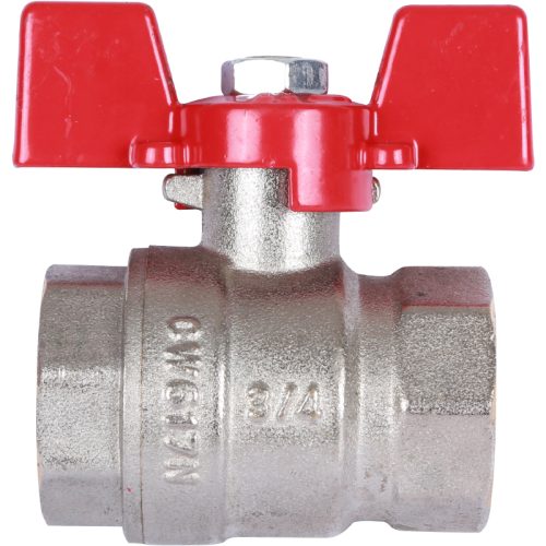 RBV-0003-0110220 ROMMER Шаровой кран 3/4" ВН/ВН, ручка бабочка