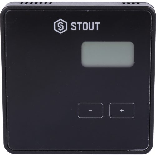 STE-0101-010002 STOUT Проводной комнатный регулятор R-10b, чёрный