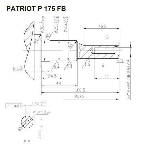 Двигатель Patriot P175FB
