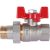 RBV-0005-0510215 ROMMER Шаровой кран с американкой 1/2" ВН/НР, ручка бабочка