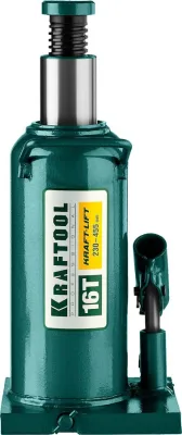 KRAFTOOL 16 т, 230-455 мм, домкрат гидравлический бутылочный сварной Kraft-Lift 43462-16_z01