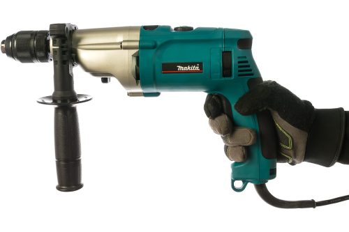 Двухскоростная ударная дрель Makita HP 2071 F