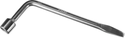 ЗУБР 19 мм, пруток Ø15 мм, хромированный, ключ баллонный Г-образный 2753-19_z02
