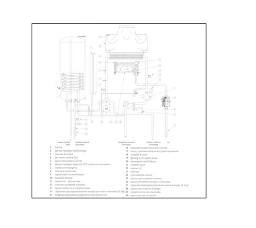 Котел газовый настенный BAXI NUVOLA-3 Comfort 240 Fi (двухконтурный, закрытая камера сгорания)