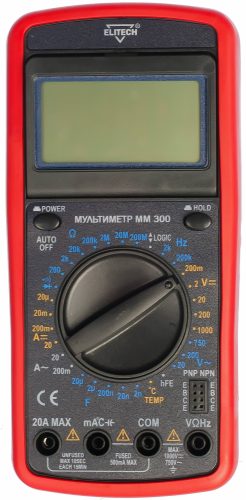 Мультиметр Elitech ММ 300