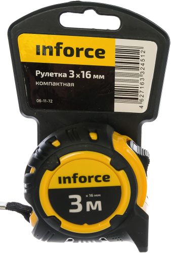 Inforce Рулетка компактная 3Х16 06-11-72