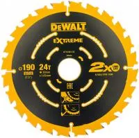 Диск пильный Extreme по дереву (190х30х1,65 мм; Z24) DeWALT DT 10304