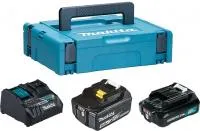 Набор PSK MKP2NX1 (BL1850Bx1 шт., BL1021Bx1 шт., DC18RE, кейс MAKPAC II) Makita 199024-2