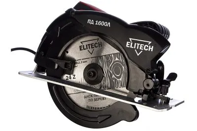 Дисковая пила Elitech ПД 1600Л