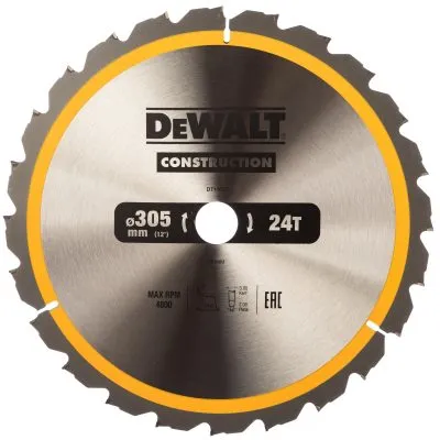 Пильный диск CONSTRUCT (305х30 мм; 24 ATB) Dewalt DT1958