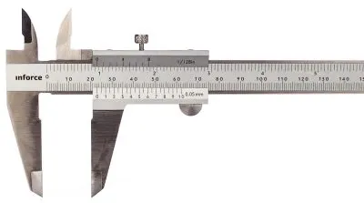 Inforce Штангенциркуль 0-200мм/0-8"*0.05мм/ 1/128" 06-11-37