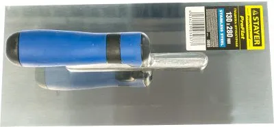 STAYER 130x280 мм, нержавеющая, двухкомпонентная ручка, гладилка штукатурная 0805