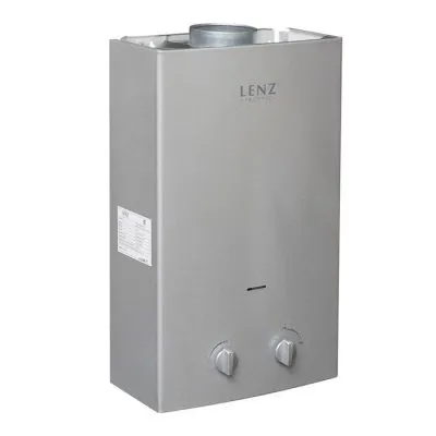 Газовый проточный водонагреватель Lenz Technic 10L Silver