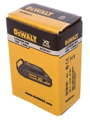 Аккумулятор XR (18 В; 1,5 А*ч Li-Ion) DeWALT DCB 181