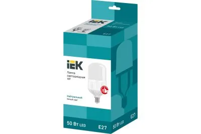 Лампа IEK LED HP 50 Вт 230 В 4000К E27 LLE-HP-50-230-40-E27