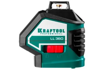 KRAFTOOL 20-70 м, 360 градусов, (детектор), сверхъяркий, IP54, точн. 0,2 мм/м, держатель, детектор, нивелир лазерный LL360-4 34645-4