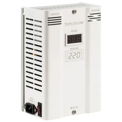 Стабилизатор напряжения однофазный Teplocom ST-600 INVERTOR