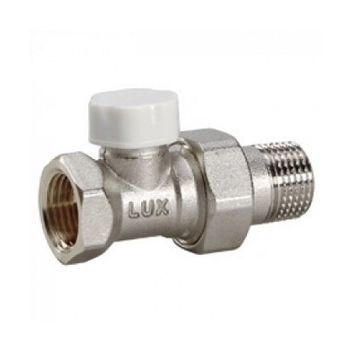 Клапан ручной регулировки прямой LUXOR DD 121 - 1/2' (для стальных труб, Tmax 120°C, PN10)