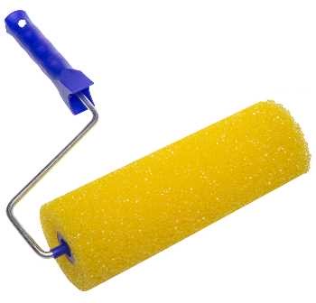 STAYER 240 мм, ⌀80 мм, поролон, валик с ручкой СТРУКТУРНЫЙ ПОРОЛОН 0365-24