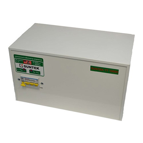 Фото Стабилизатор напряжения тиристорный SUNTEK ТТ 10000 ВА Стабилизатор напряжения тиристорный SUNTEK ТТ 10000 ВА