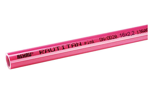 Отоп. труба RAUTITAN pink 20х2,8 мм, бухта 120 м