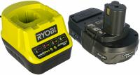 Набор Ryobi ONE+ RC18120-120 5133003368 аккумулятор (18 В; 2.0 А*ч; Li-Ion) и зарядное устройство RC18120