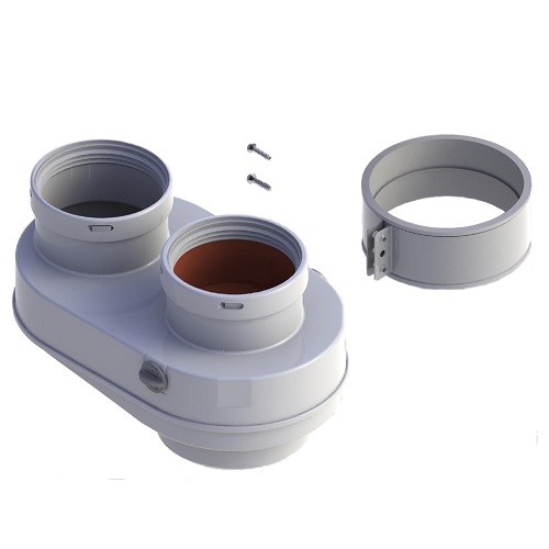 Адаптер для подключения раздельных труб BAXI, пластик