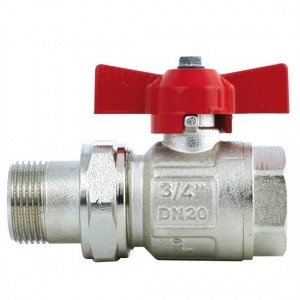 Фото Кран шаровой полнопроходной ITAP IDEAL 098 - 1'1/4 (НР/ВР, PN30, Tmax 150°С, ручка-бабочка красная) Кран шаровой полнопроходной ITAP IDEAL 098 - 1'1/4 (НР/ВР, PN30, Tmax 150°С, ручка-бабочка красная)