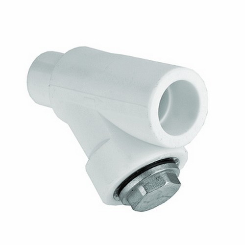 Фильтр грубой очистки KALDE - 25 (под пайку внутренняя/наружная для полипропиленовых труб, белый)