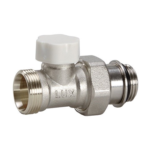 Клапан ручной регулировки прямой LUXOR DD 138 - 1/2" (резьба метрическая, для CD 457)