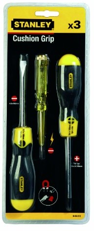 Набор отверток CUSHION GRIP 3 шт Stanley 0-65-012