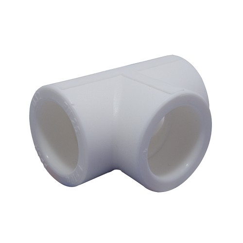 Тройник KALDE - 110 (для полипропиленовых труб под пайку, цвет белый)