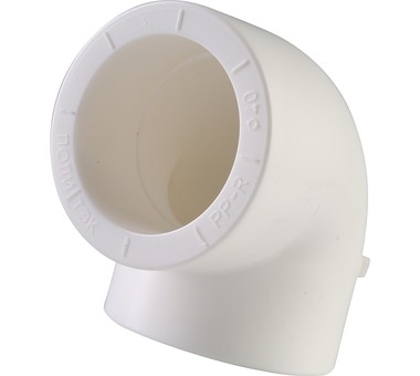 Фото 9000000340 Политэк d=40 Угольник 90* для полипропиленовых труб под сварку (цвет белый) 9000000340 Политэк d=40 Угольник 90* для полипропиленовых труб под сварку (цвет белый)