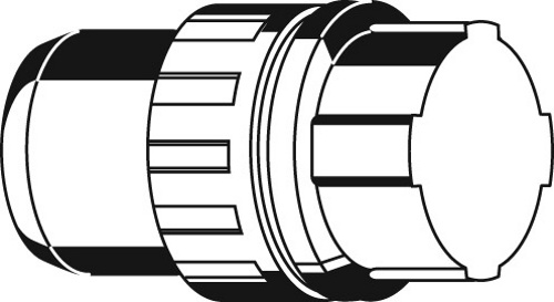 Заглушка "ШиреФит" (26 мм; "штуцер с гайкой") для трубопровода Зубр 51510-26