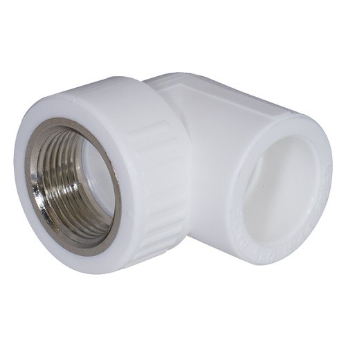 Фото Переход на внутреннюю резьбу угловой KALDE - 25 x 3/4" (для полипропиленовых труб, цвет белый) Переход на внутреннюю резьбу угловой KALDE - 25 x 3/4" (для полипропиленовых труб, цвет белый)