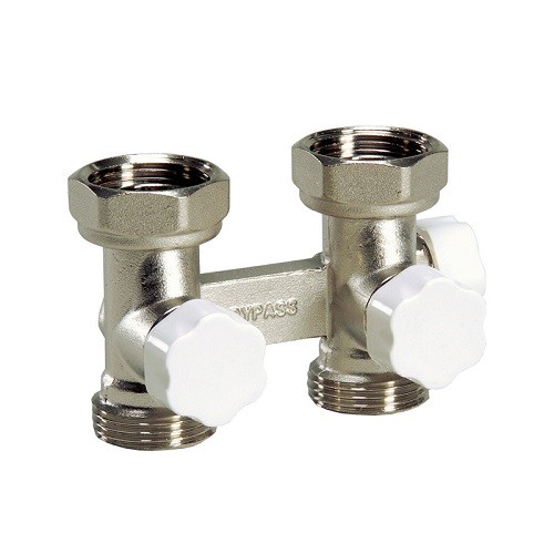 Блок для однотрубной системы прямой LUXOR M 171 - 3/4' x М24x19 (PN10, Tmax 120°С)