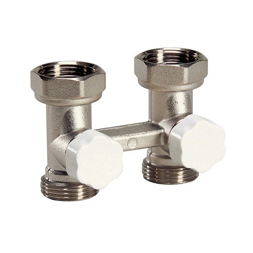 Блок для двухтрубной системы прямой LUXOR M 175 - 3/4' x М24x19 (PN10, Tmax 120°С)