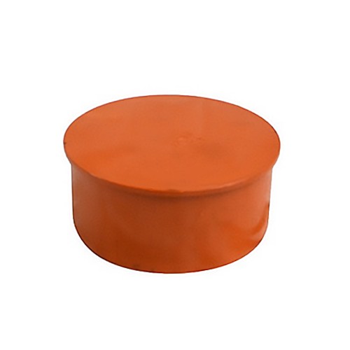 Фото Заглушка для труб наружной канализации СИНИКОН НПВХ - 110 Заглушка для труб наружной канализации СИНИКОН НПВХ - 110