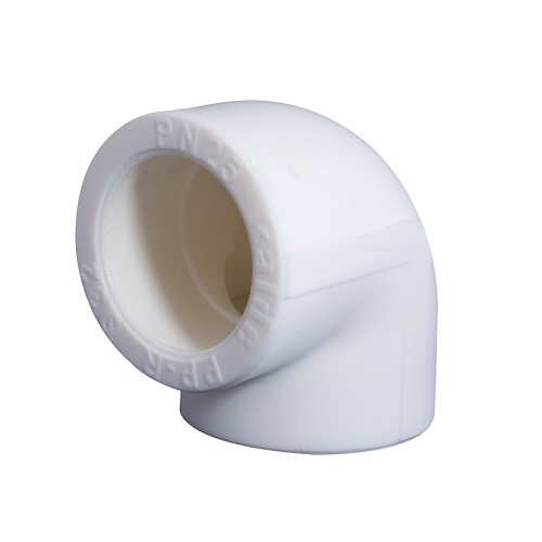 Фото Отвод 90° KALDE - 63 (для полипропиленовых труб под пайку, цвет белый) Отвод 90° KALDE - 63 (для полипропиленовых труб под пайку, цвет белый)
