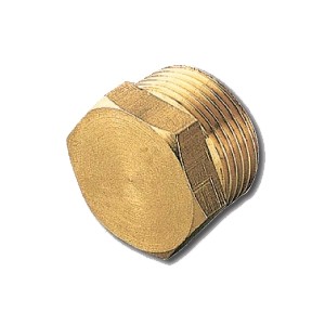 Заглушка с наружной резьбой Tiemme 1878 - 1/2" (цвет латунь)