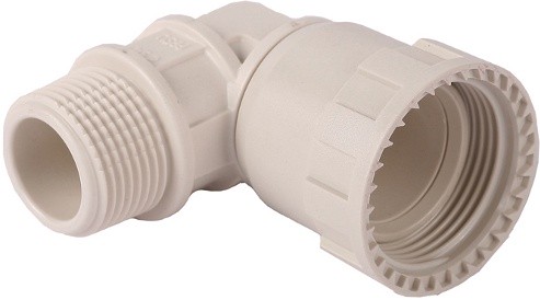 Фото Переходник угловой "ШиреФит" (16 мм; 1/2") для трубопровода Зубр 51485-16-1/2 Переходник угловой "ШиреФит" (16 мм; 1/2") для трубопровода Зубр 51485-16-1/2