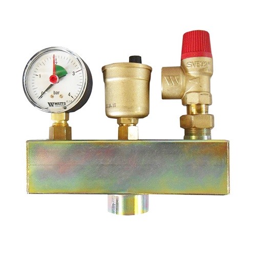 Фото Группа безопасности котла WATTS KSG 30 (ВР 1", клапан 1/2", для закрытых систем отопления до 50 кВт) Группа безопасности котла WATTS KSG 30 (ВР 1", клапан 1/2", для закрытых систем отопления до 50 кВт)